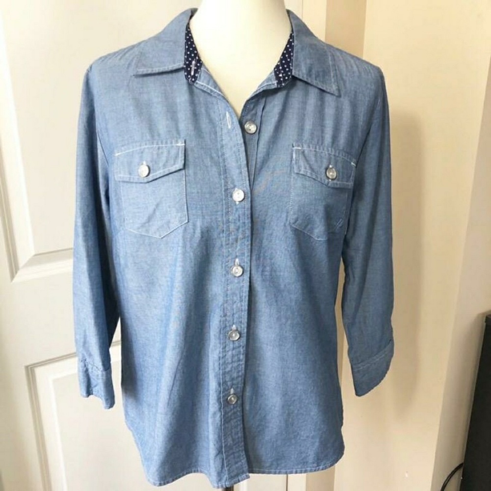 EUC Karen Scott Button Down